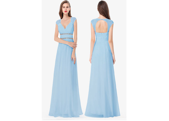 Royal Blue Chiffon Affordable Bridesmaid Dresses Fashion Wedding Party Formal Dresses